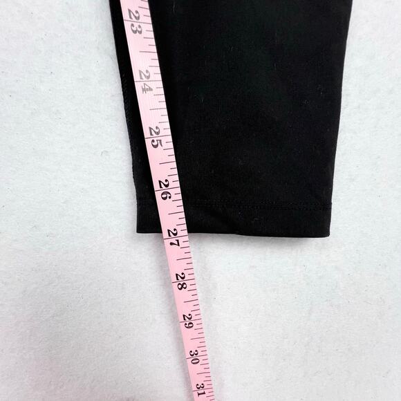 VTG Y2K Victoria's Secret PINK LOGO Women's M Fold Over High Waist Full Leggings - Picture 8 of 8